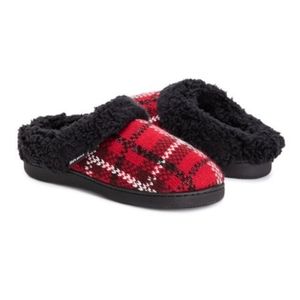 Muk Luks Plaid Slipper Clog